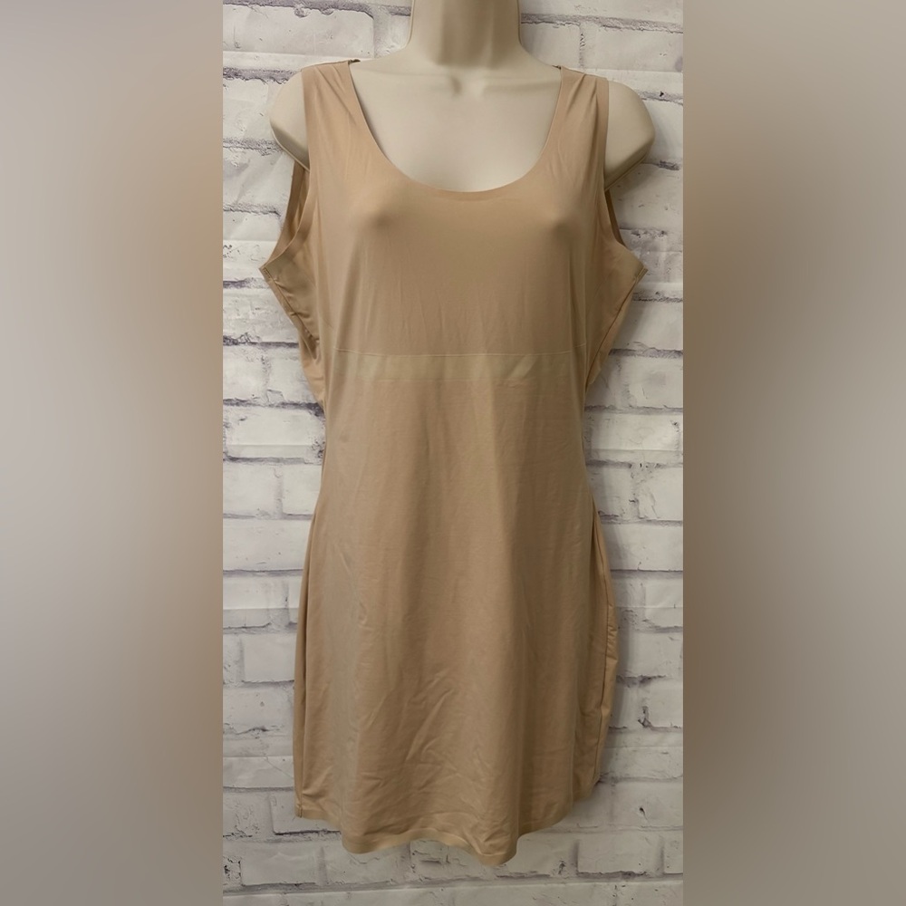 Spanx XL‎ Trust Your Thinstincts Full Slip Body Suit Dress Shapewear Beige